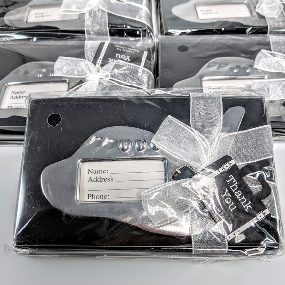 kate aspen Other - 12 Luggage Tag Wedding Bridal Shower Favors
